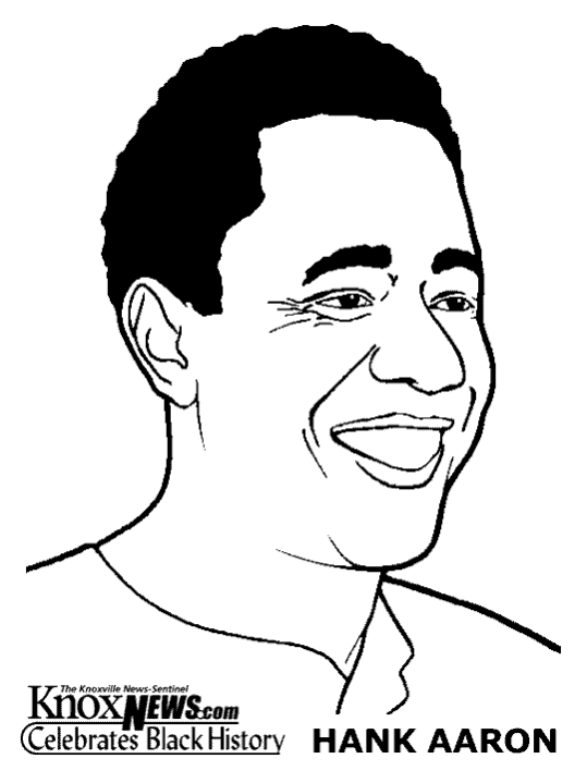 Sportspeople Hank Aaron Coloring Pages 24