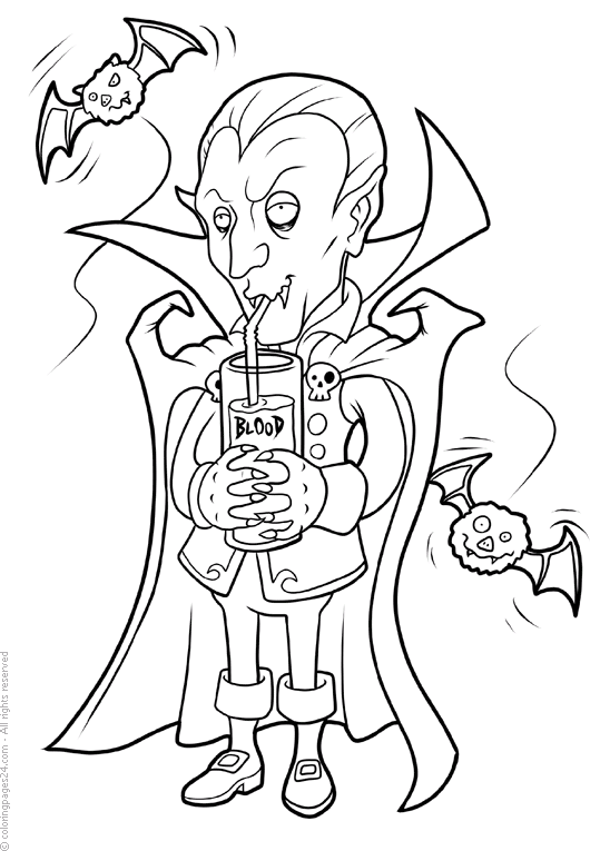 Vampires 5 | Coloring Pages 24