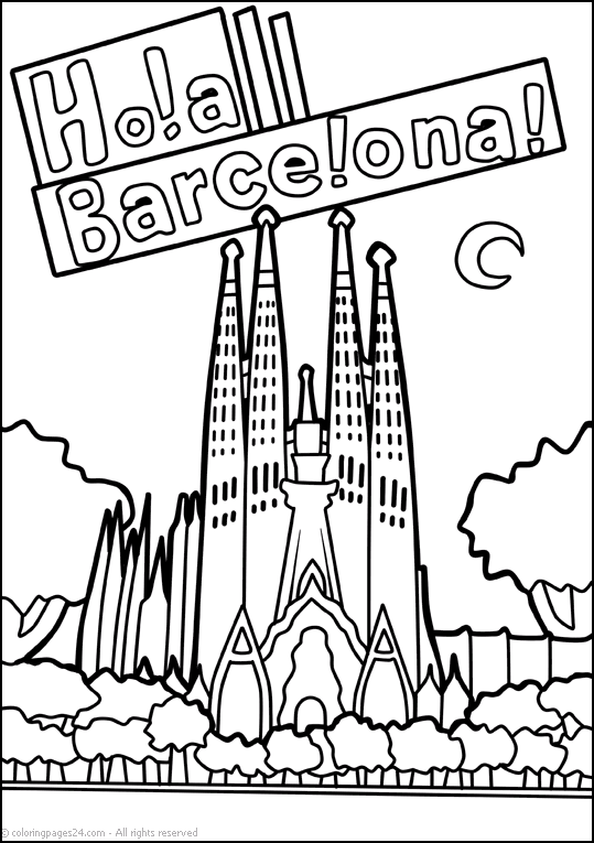 Coloring Pages About Spain