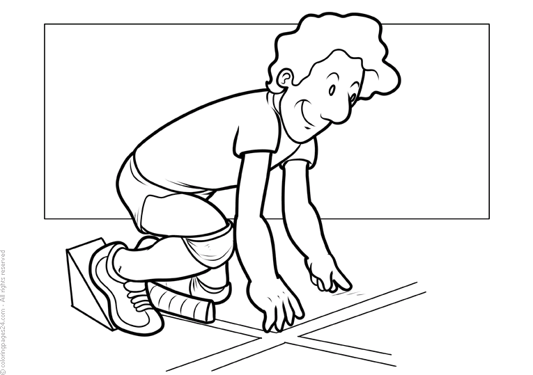 Track Field 16 Coloring Pages 24