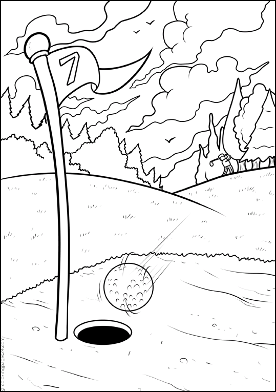 Golf 11 | Coloring Pages 24