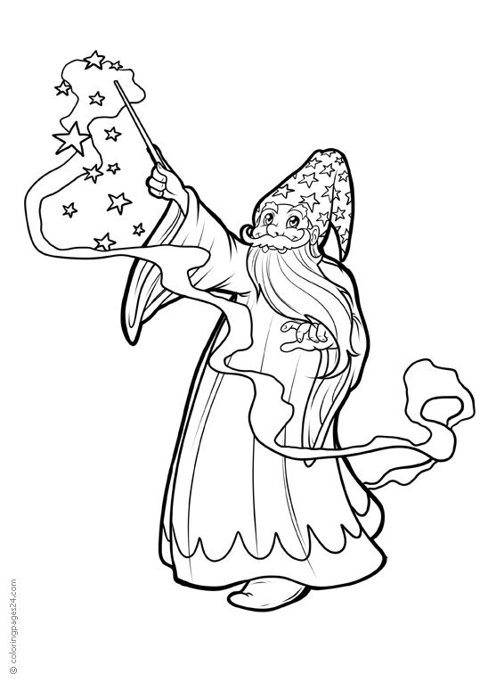 Wizards 9 | Coloring Pages 24