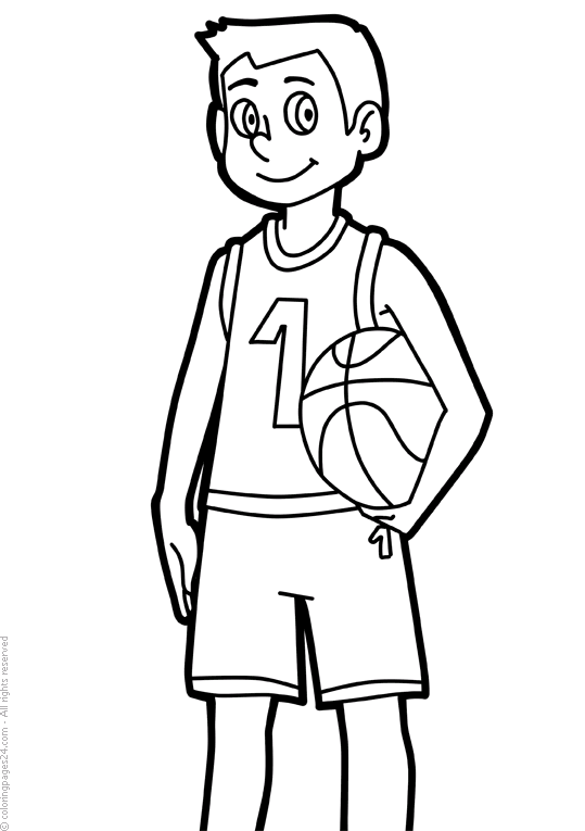 Basketball 7 | Coloring Pages 24